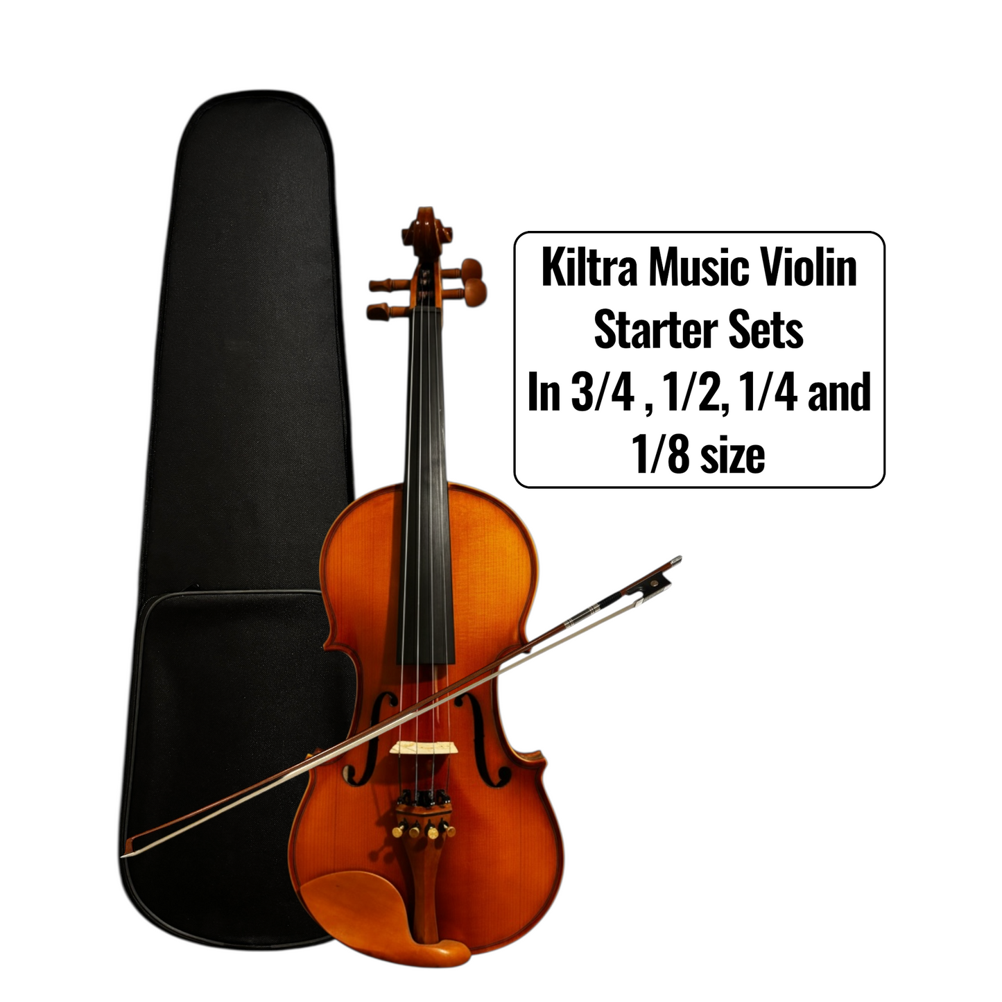 🎻 Kiltra Music Student Violin Starter Pack – Teacher Set-Up & Ready to Play