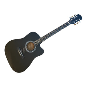 Guitare pleine grandeur, simple pan coupé