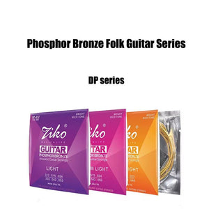 Cordes pour guitare acoustique Ziko - Extra légères