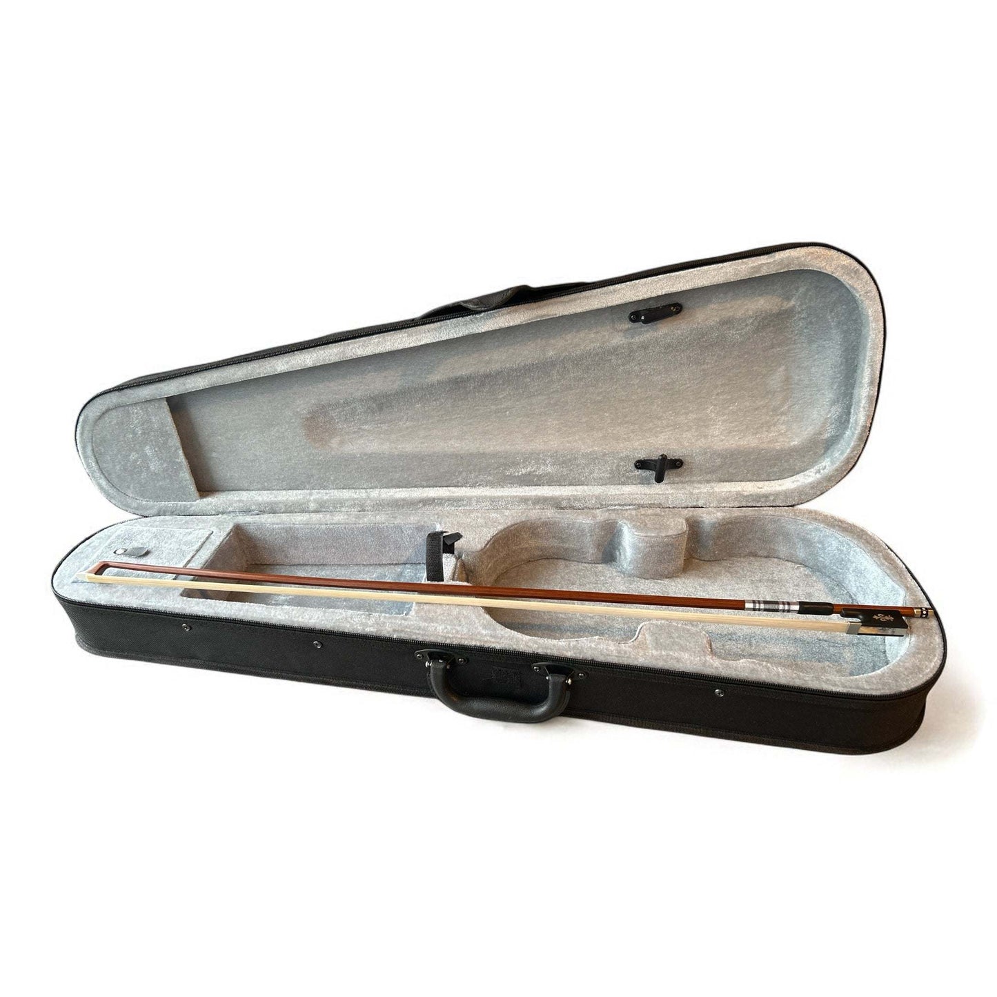 Geminiani 4/4 Violin Set with case and wooden bow.