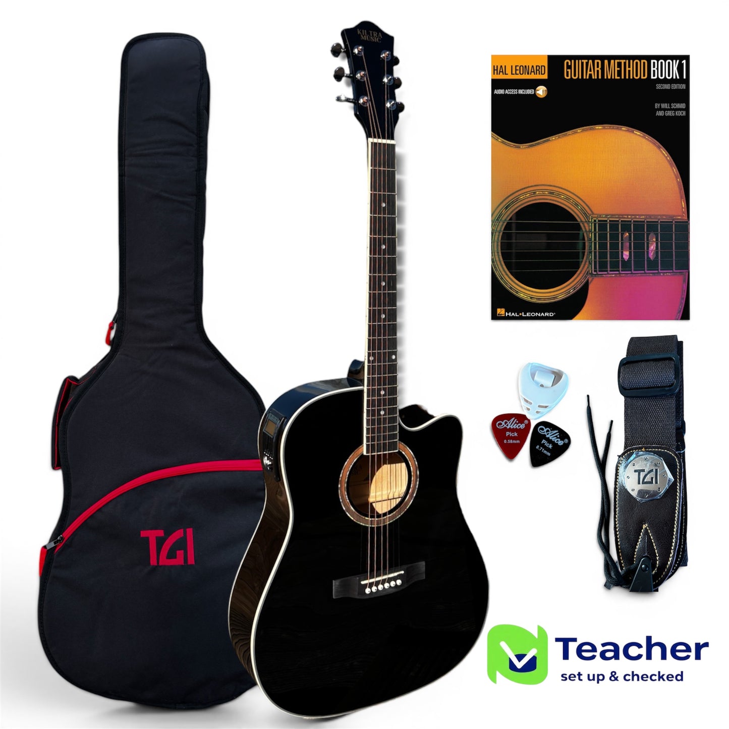 Electro-Acoustic Guitar Starter Pack - Ready to Play | Kiltra Music - Kiltra Music Shop