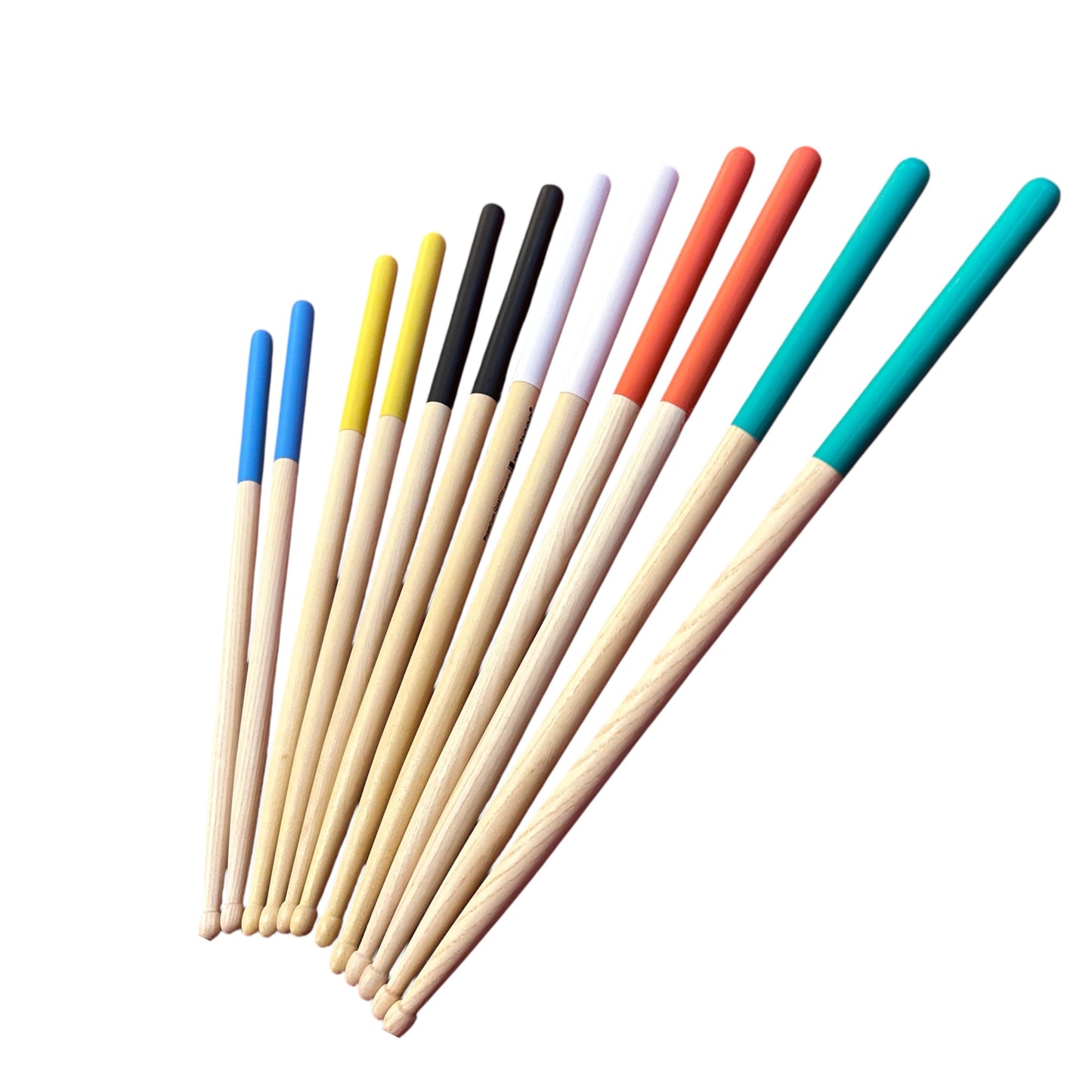 Maplewood 5A Drumsticks with Coloured Grip Handles – Non-Slip, Lightweight & Durable