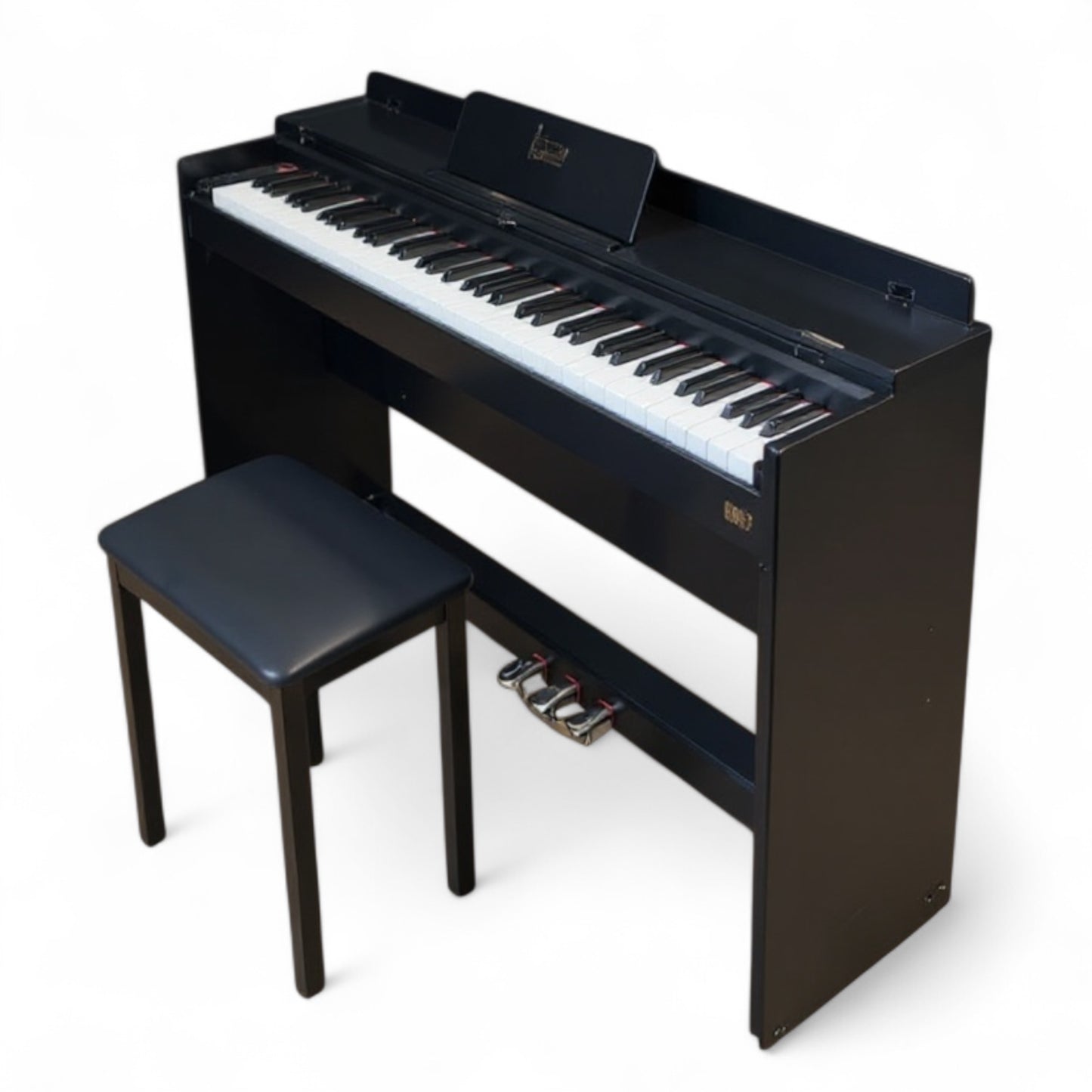 Digital Piano with Matching Stool – Full Weighted Keys & 3 Pedals (DP-8803 Series)