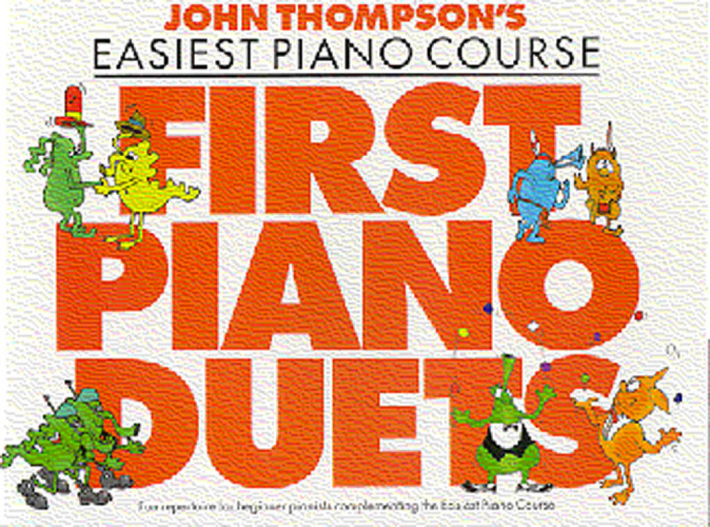 Sample pages from First Piano Duets for beginners

