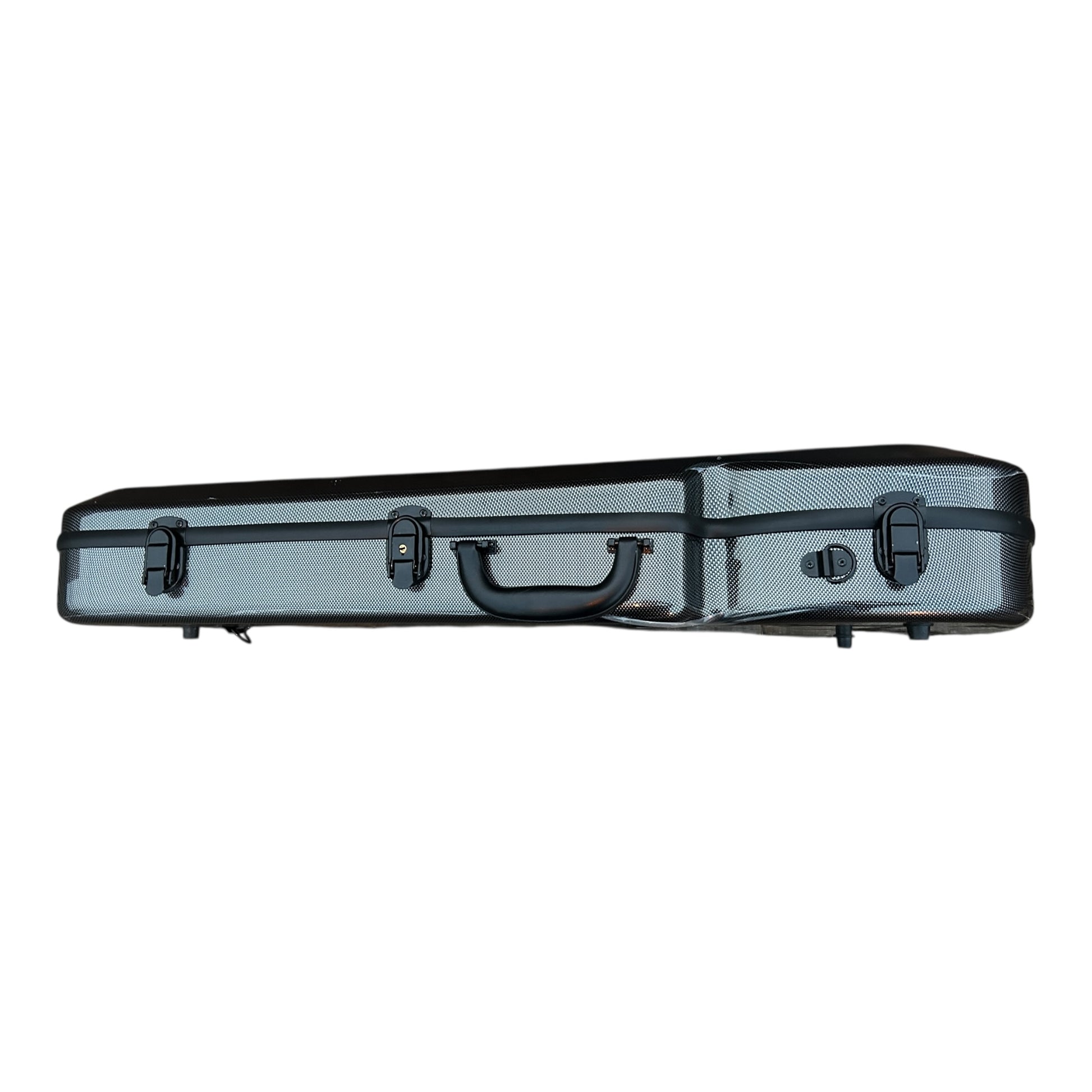 Kyliesman viola contour case in black stripe and check finishes
