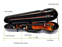 Load image into Gallery viewer, Kyliesman violin contour case in multiple finishes

