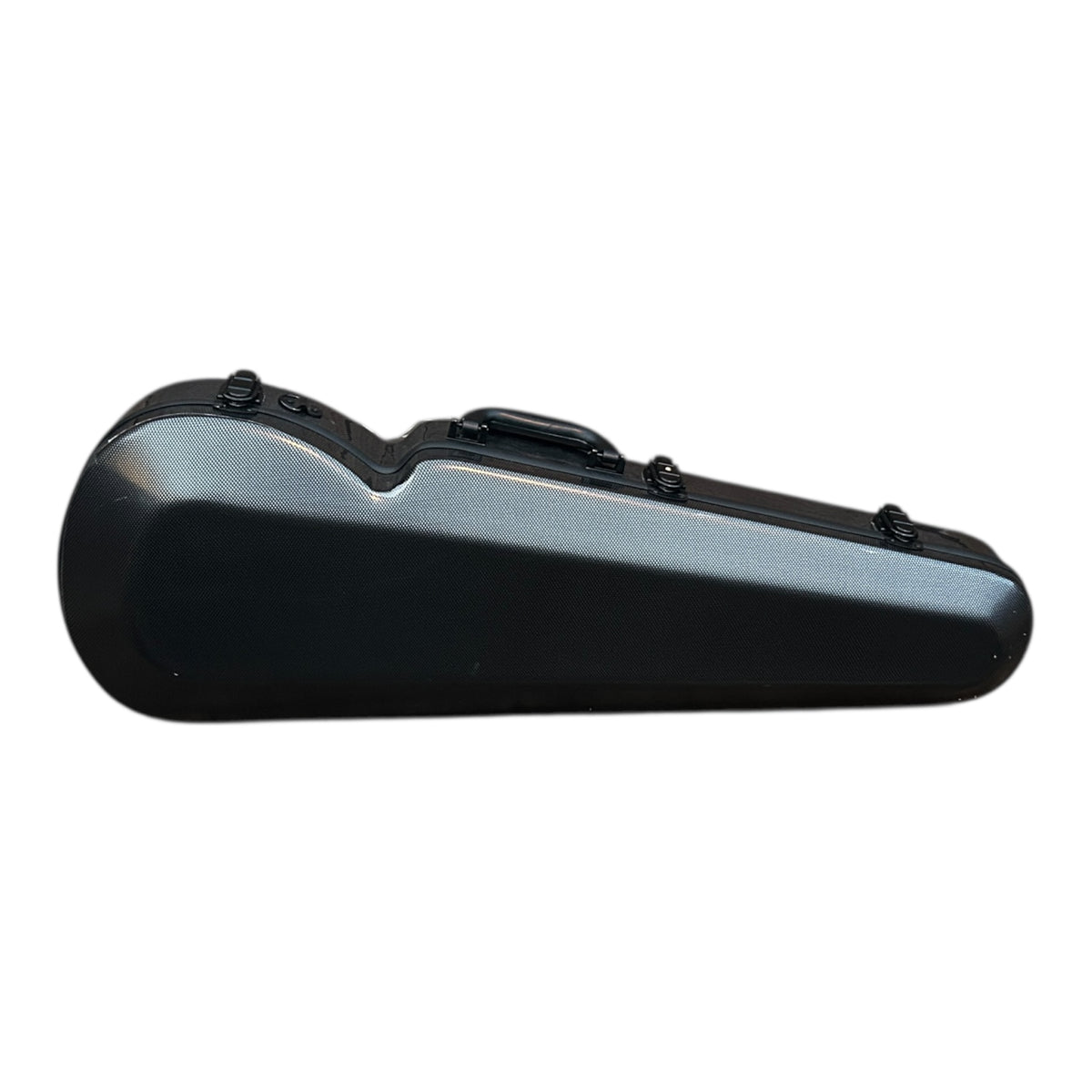 Kyliesman viola contour case in black stripe and check finishes
