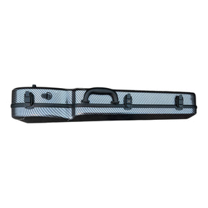 Kyliesman viola contour case in black stripe and check finishes
