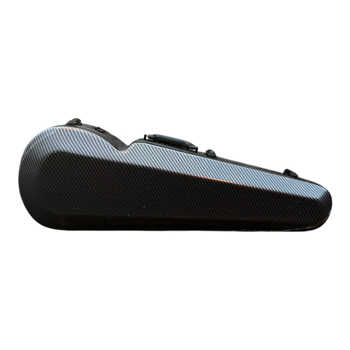 Kyliesman viola contour case in black stripe and check finishes
