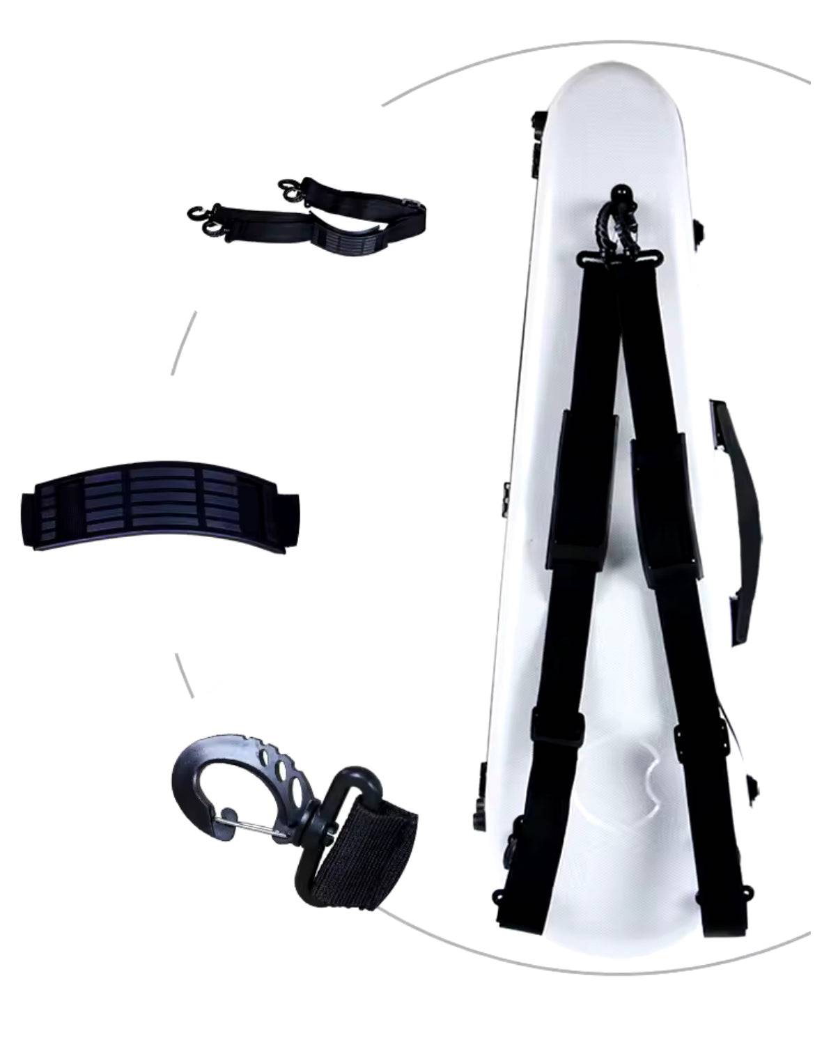 Kyliesman violin contour case in multiple finishes
