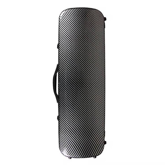 Polycarbonate oblong violin case in black finishes

