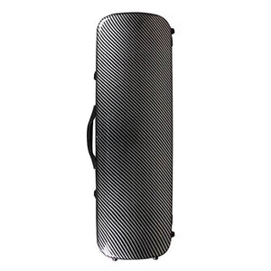 Polycarbonate oblong violin case in black finishes
