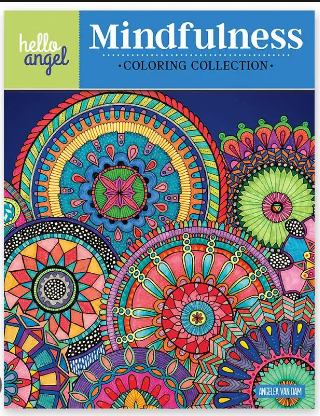 Inside Pages of Mindfulness Colouring Book

