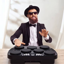 Cargar imagen en el visor de la galería, Playing the Konix drum set on a desktop



