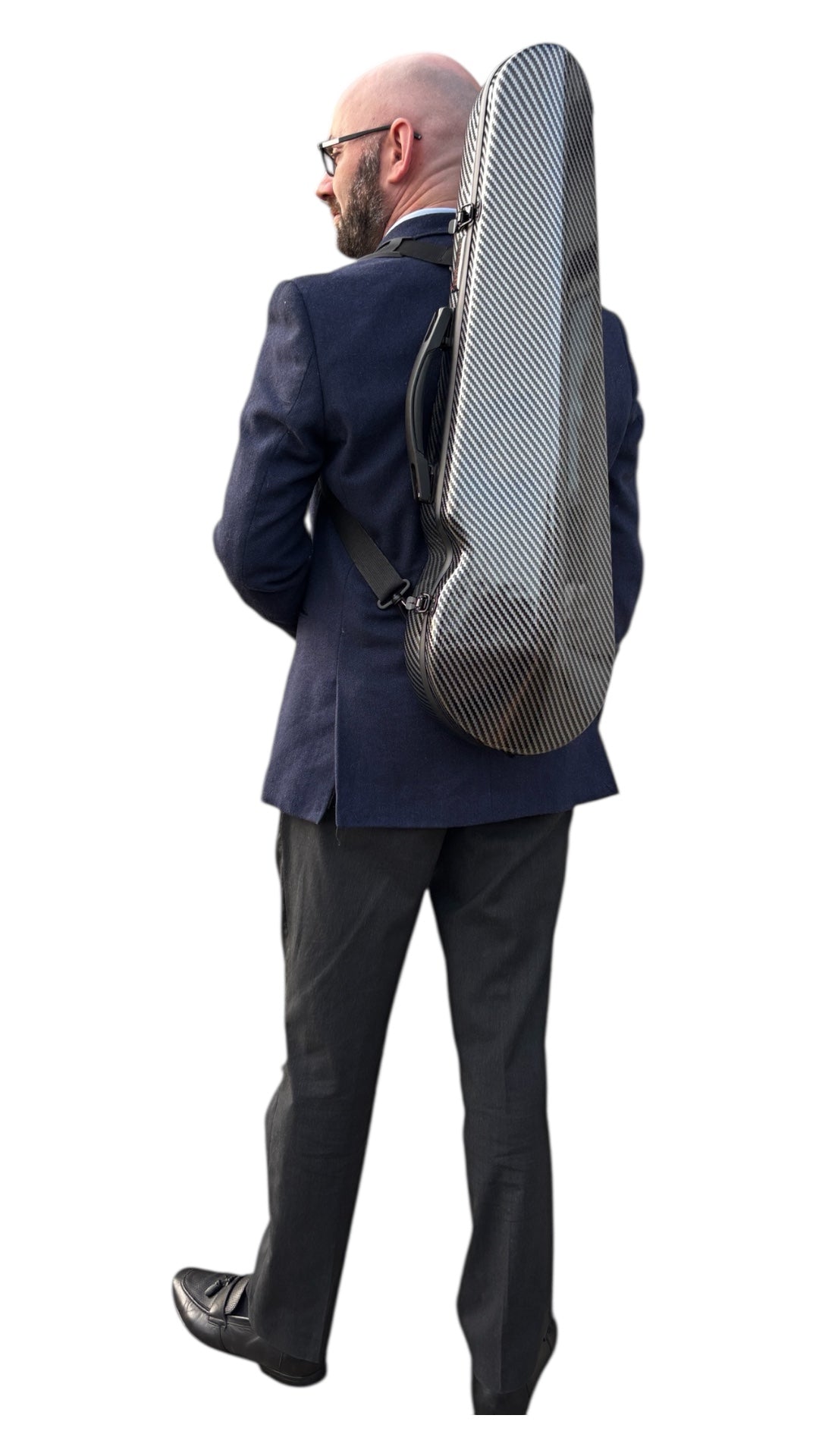 Premium Carbon Fibre Contour Violin Case – Lightweight & Protective (4/4 Size)