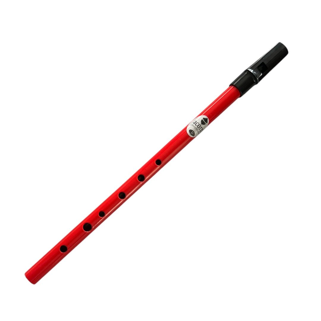 Black beginner pennywhistle in D with personalised touch

