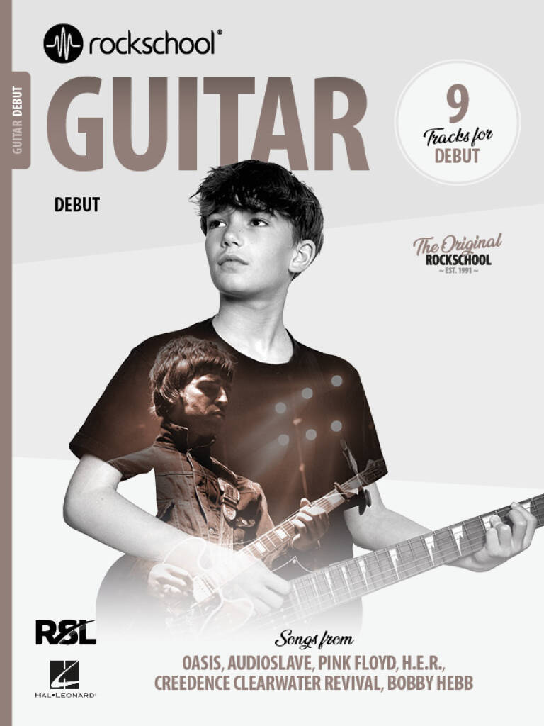 Debut Level Electric Guitar Book 2024 Featuring Pop Rock Songs

