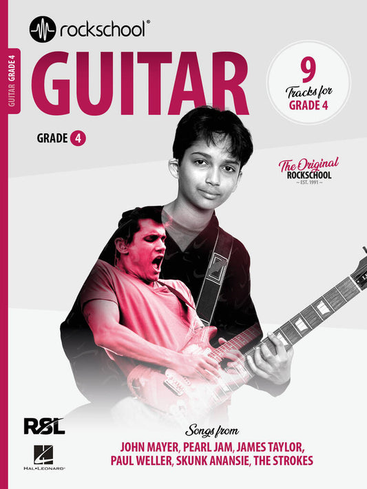 Grade 4 Electric Guitar Book 2024 Featuring Pop Rock Tracks

