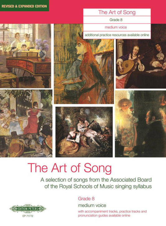  Edition Peters Art of Song Vocal Album – Revised Grade 8 Version
