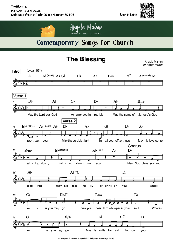 Complete lead sheet set for church musicians and choirs

