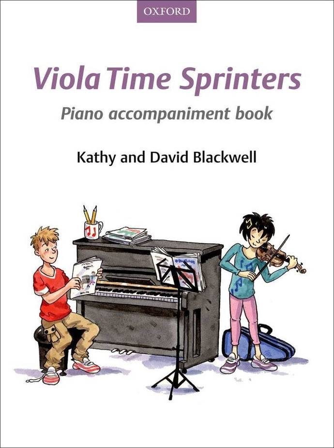 Viola Time Sprinters Piano Accompaniment Book cover