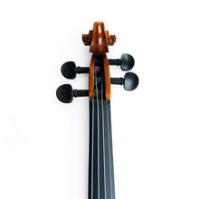 Cargar imagen en el visor de la galería, Full-size Fiorillo violin scroll with tuning pegs.
