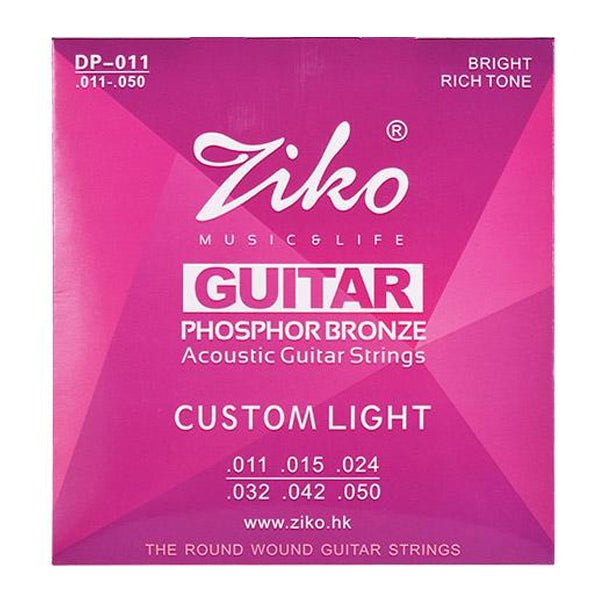 Pack of custom light classical guitar strings
