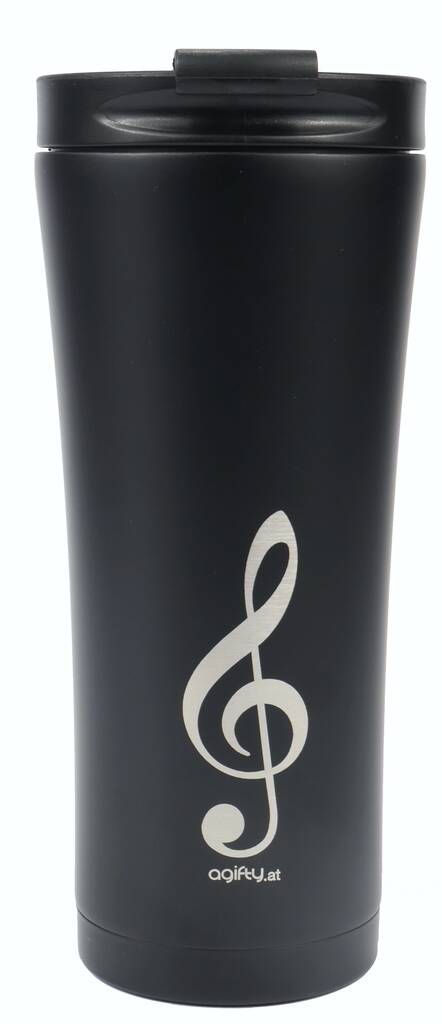 Coffee to go Mug - G Clef & Grand Piano