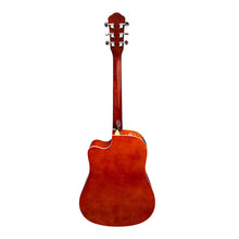 Load image into Gallery viewer, Caravan Electro-Acoustic Guitar Gloss Sunburst, cutaway with pickup/tuner

