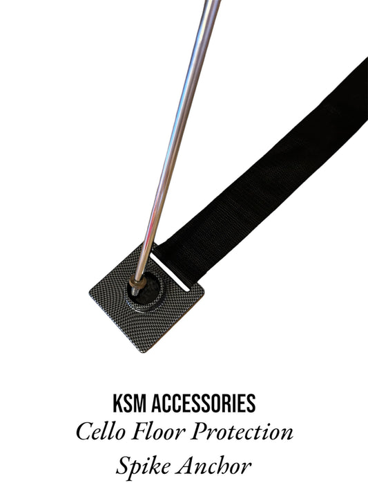 Cello spike anchor floor protector with non-slip base


