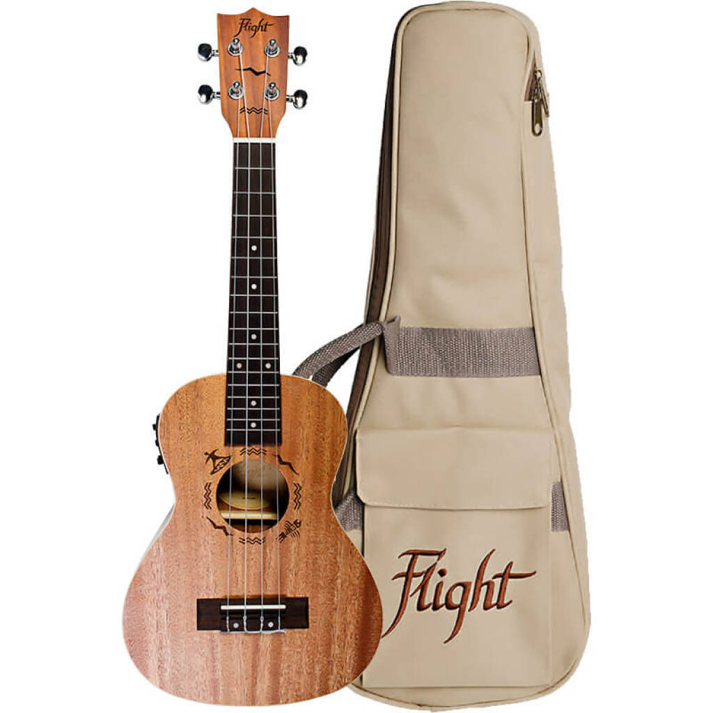 Flight - DUC323CEQ Electro-Acoustic Concert Ukulele