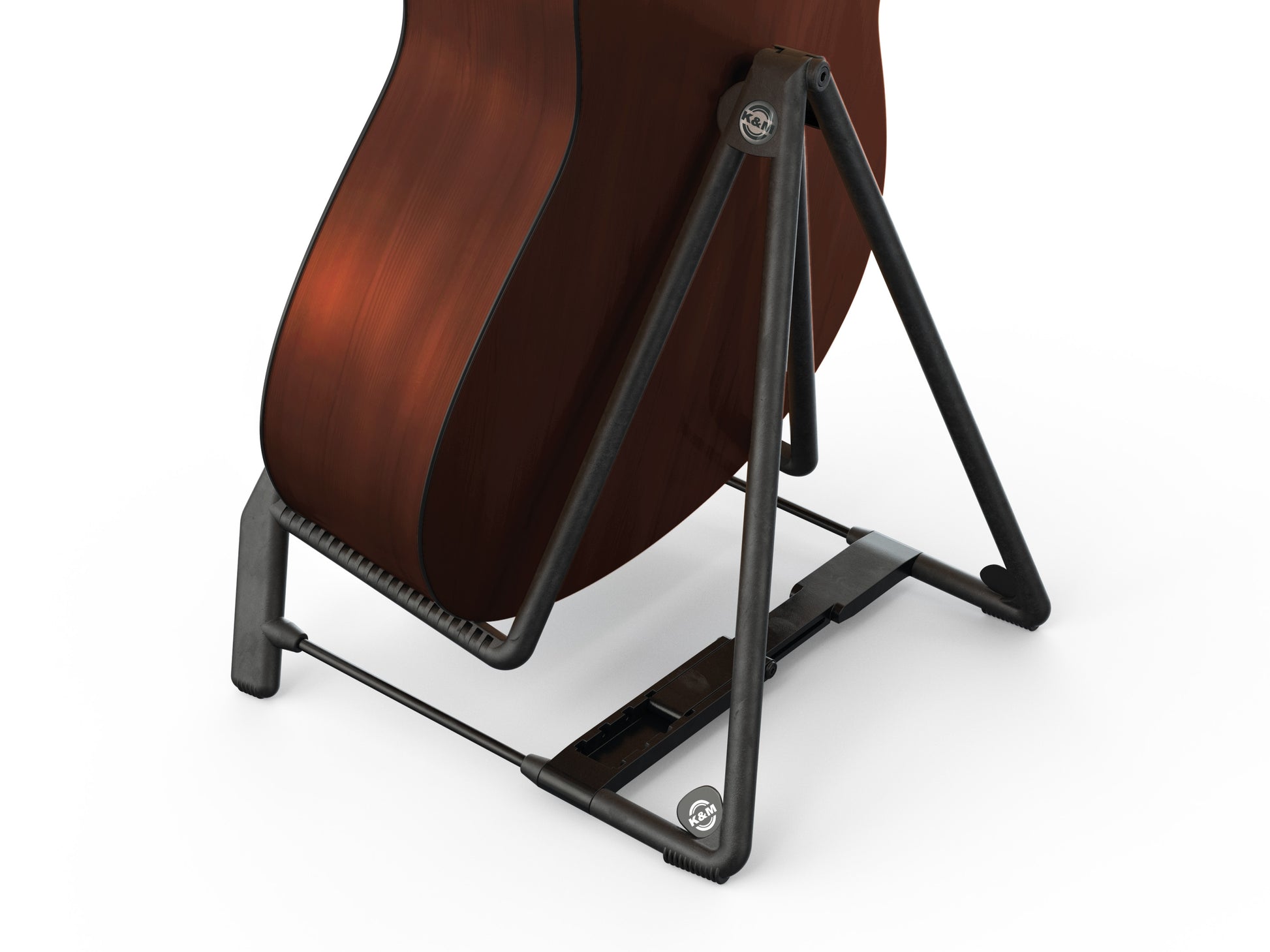 K&M Guitar Stand Acoustic A Frame, Black - Kiltra Music Shop