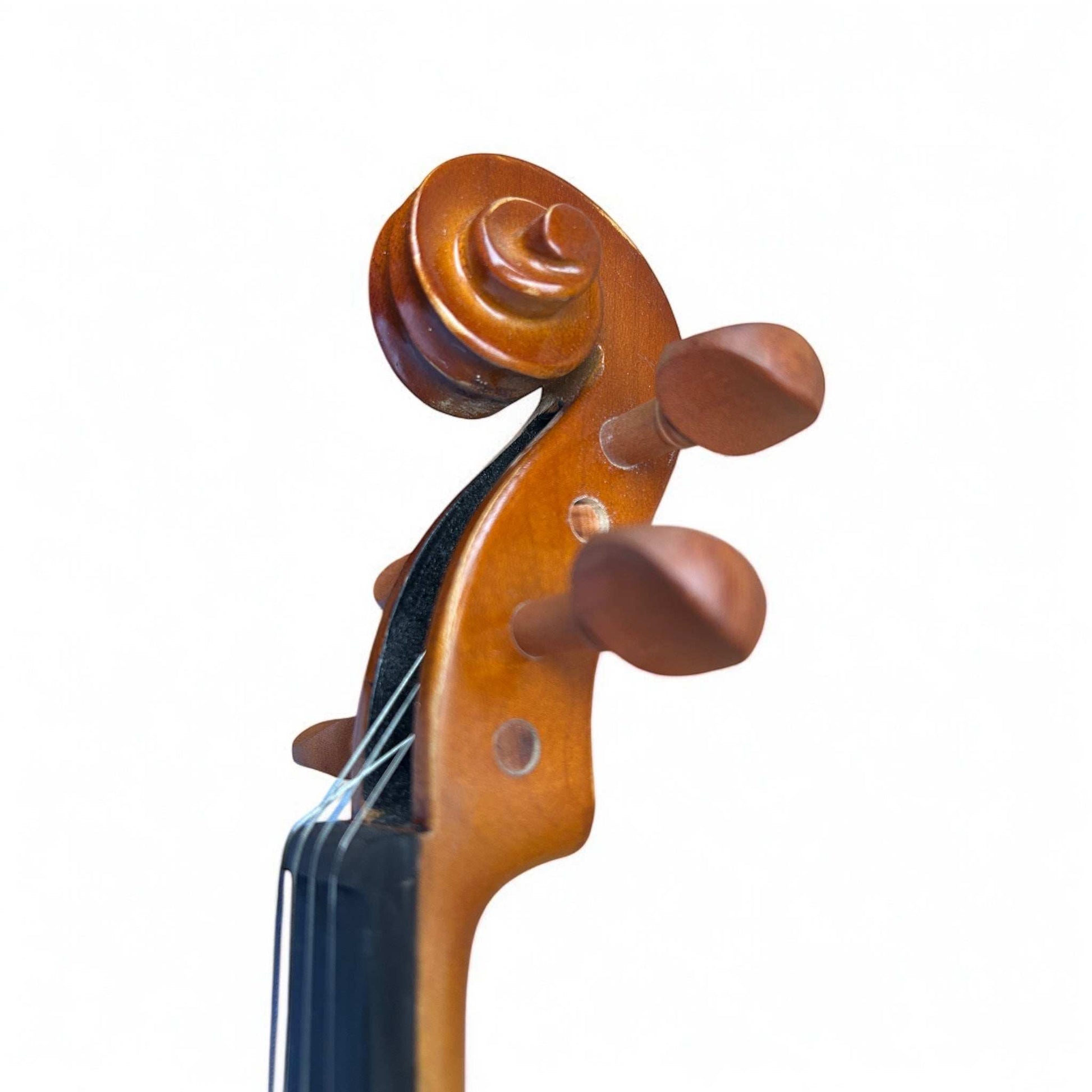 Side view of Kiltra Corelli violin (student model)
