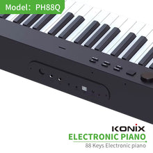 Load image into Gallery viewer, Konix digital keyboard 88 keys front view

