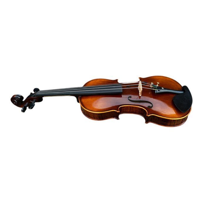 Close-up of Kiltra Tartini violin fine craftsmanship
