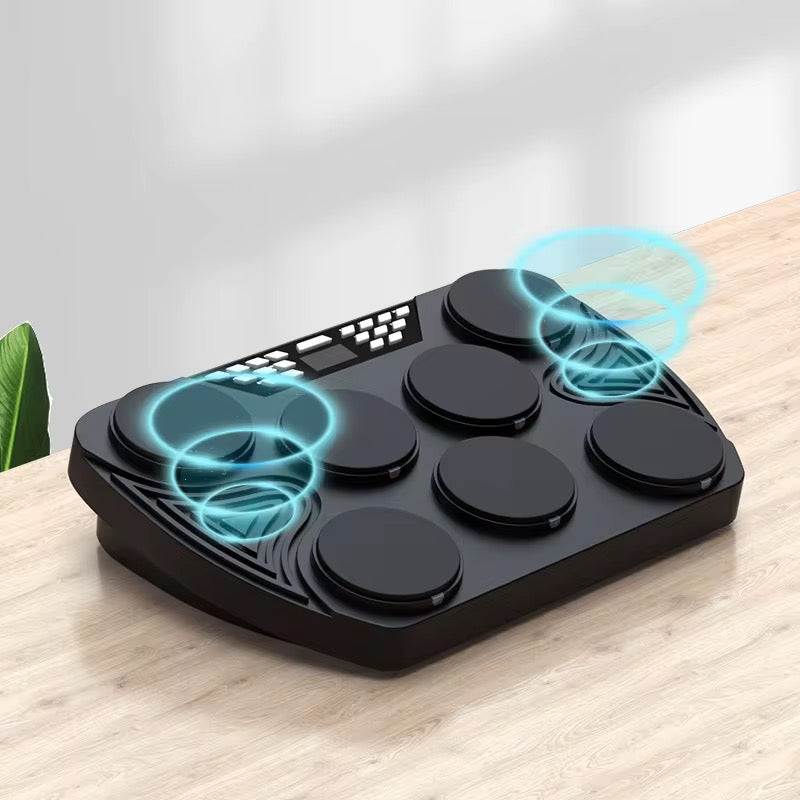 Konix electronic drum kit with multiple pads and pedals




