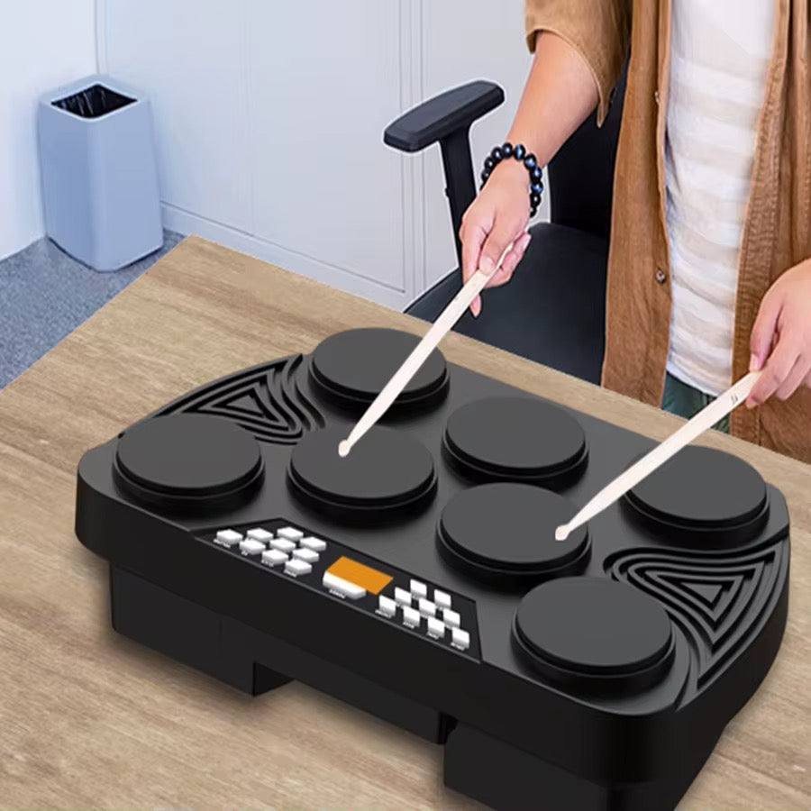 Konix electronic drum kit with multiple pads and pedals
