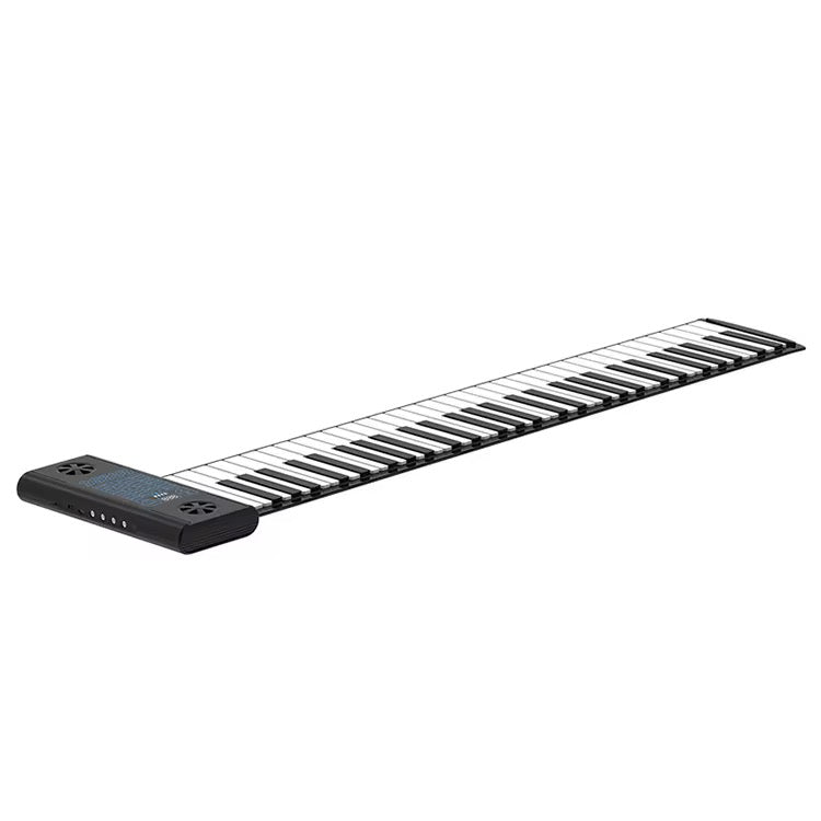 Konix 61-key roll-up piano flat view



