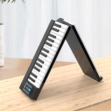 Load image into Gallery viewer, Konix PJ61B 61-Key Foldable Digital Piano – with Pedal &amp; Carry Case
