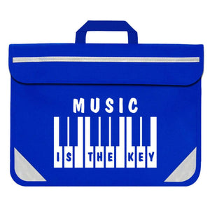 BOLSA DE MÚSICA Azul real - Piano/teclado - La música es la clave