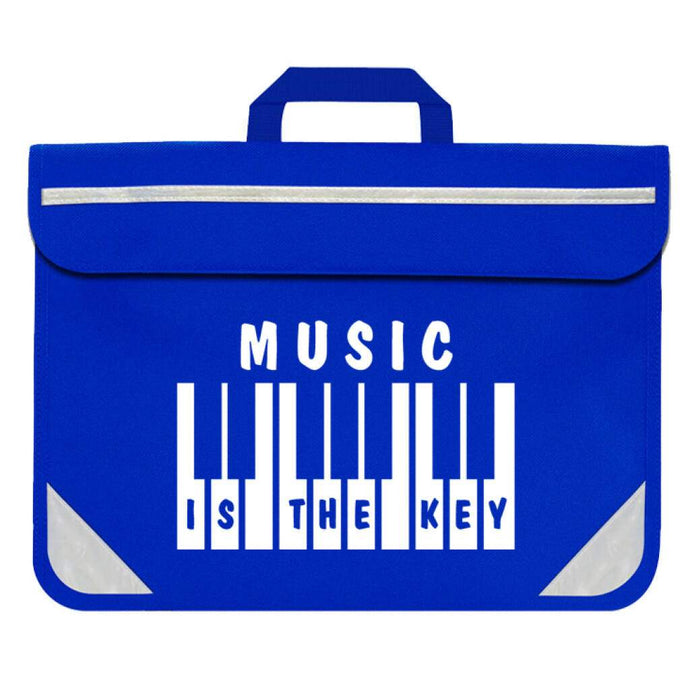 BOLSA DE MÚSICA Azul real - Piano/teclado - La música es la clave