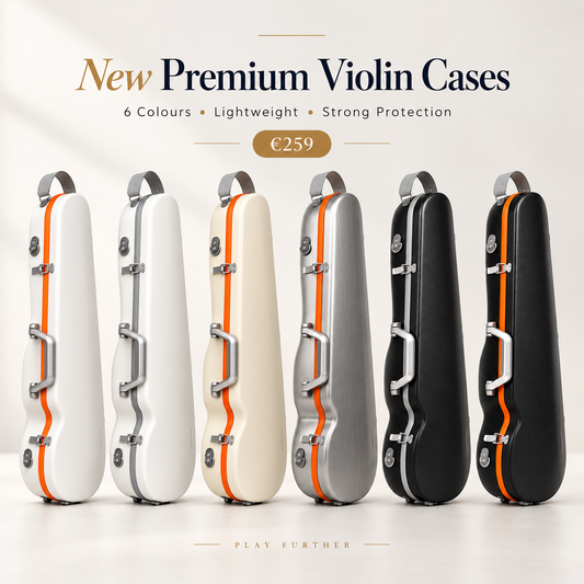 Premium Waterproof 4/4 Violin Case – Hard Shell Contour Case with Padded Straps - Kiltra Music Shop