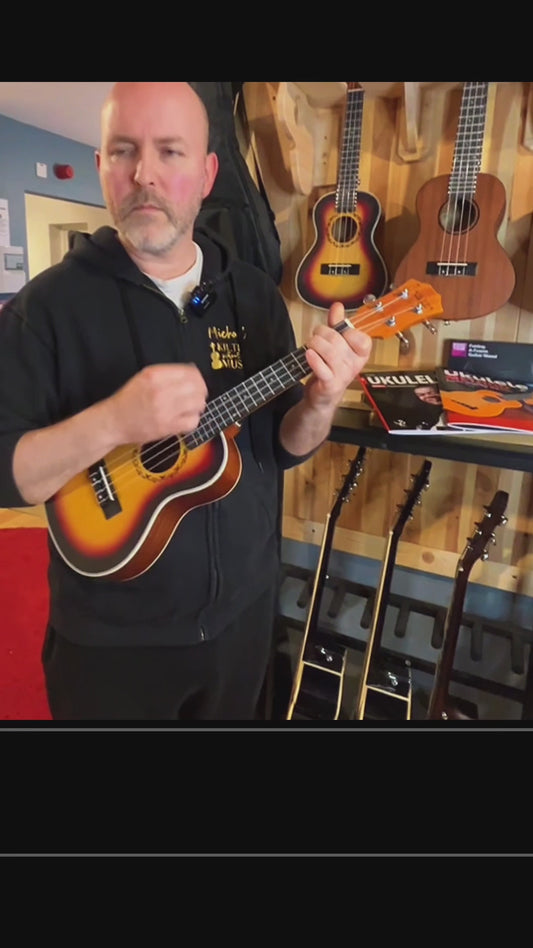 Kiltra Music Concert Ukulele Starter Pack with TGI Bag & Method Book
