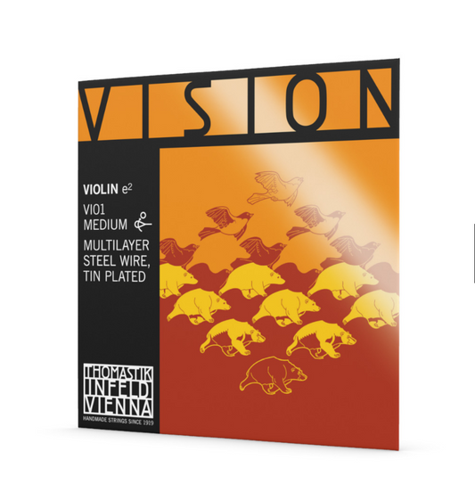 Thomastik Vision Violin E string VI01 Medium 4/4 (Single) - Kiltra Music Shop