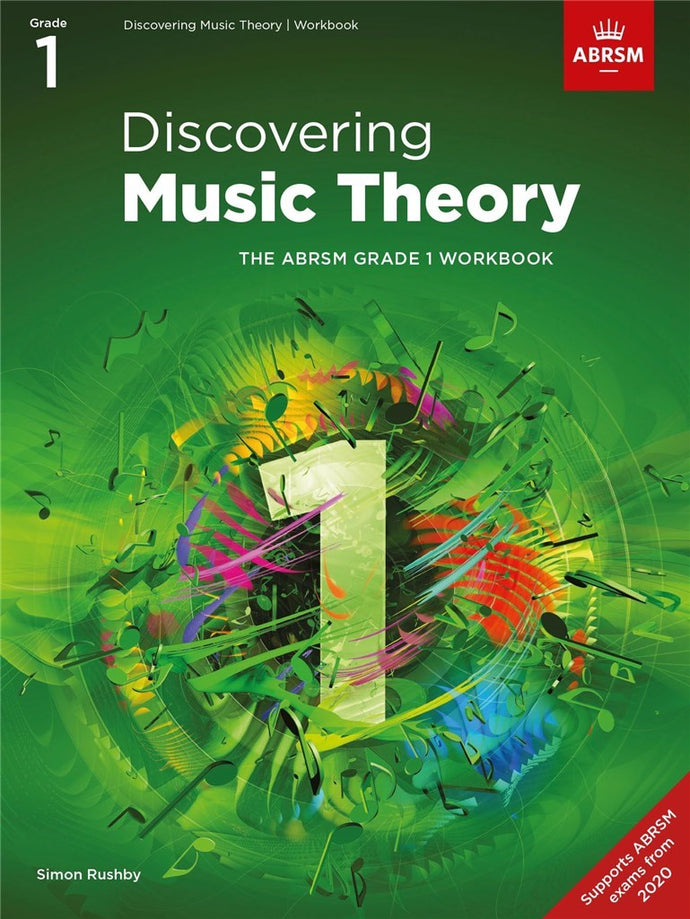 Inside Pages of Grade 1 ABRSM Theory Workbook with Exercises

