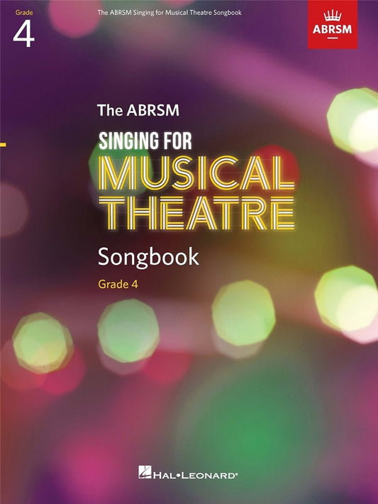 Musical theatre vocal exam songs Grade 4 ABRSM book

