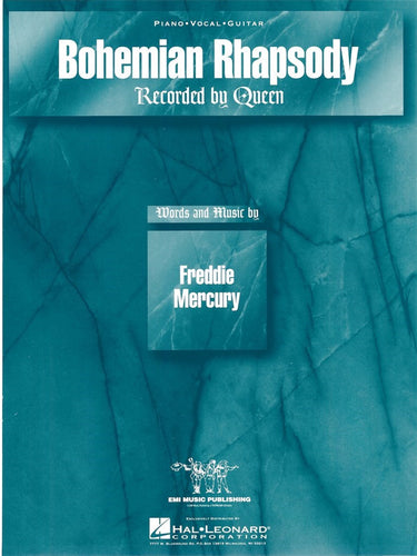 Queen Bohemian Rhapsody softcover songbook by Hal Leonard

