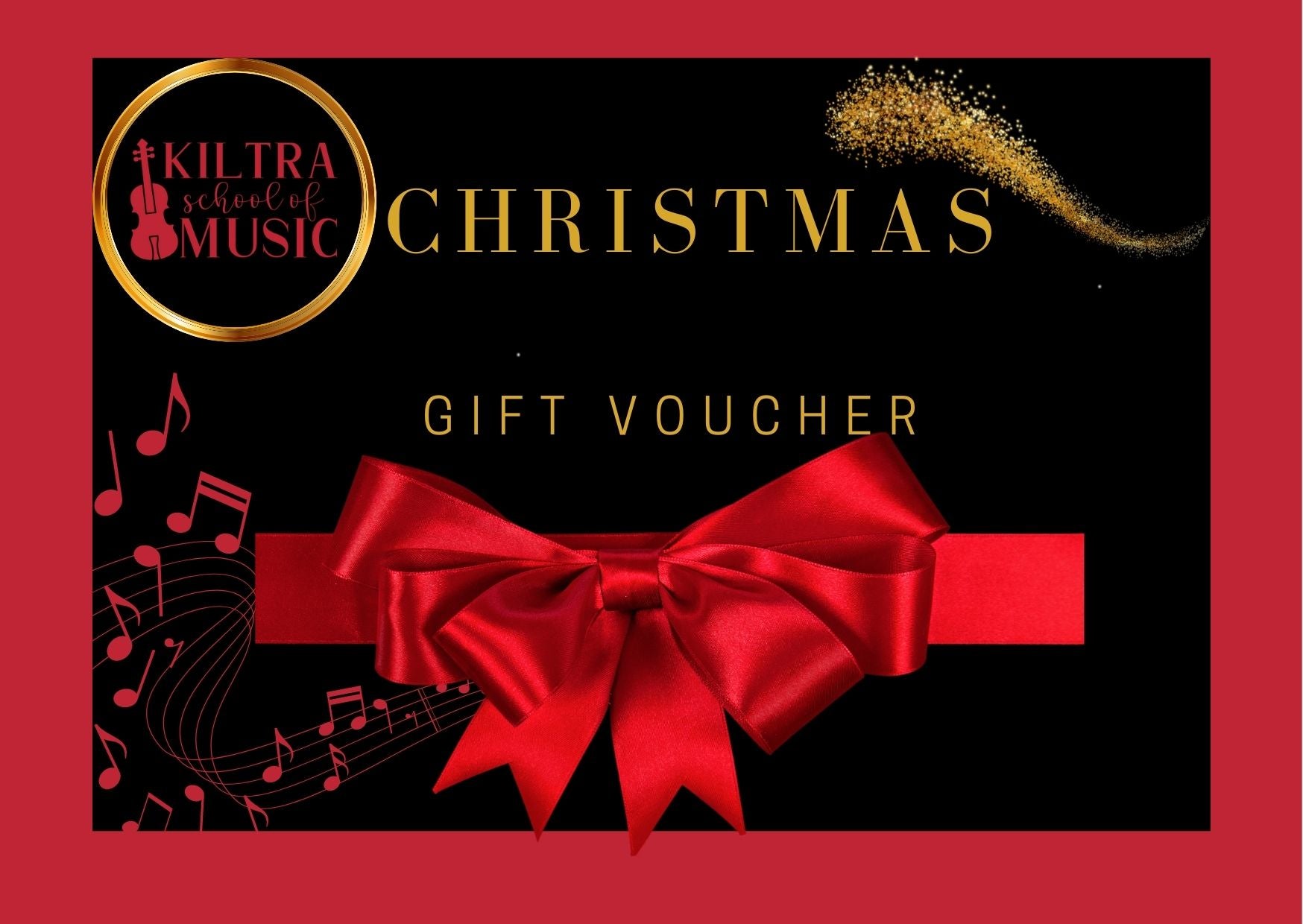 Digital voucher for music lessons and instruments

