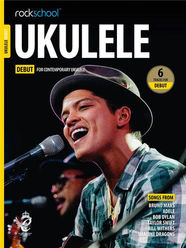 Pages from Rockschool Debut 2020 Ukulele Book with Song List


