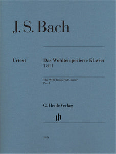 Bach Prelude and Fugue collection piano book softcover by G. Henle Verlag

